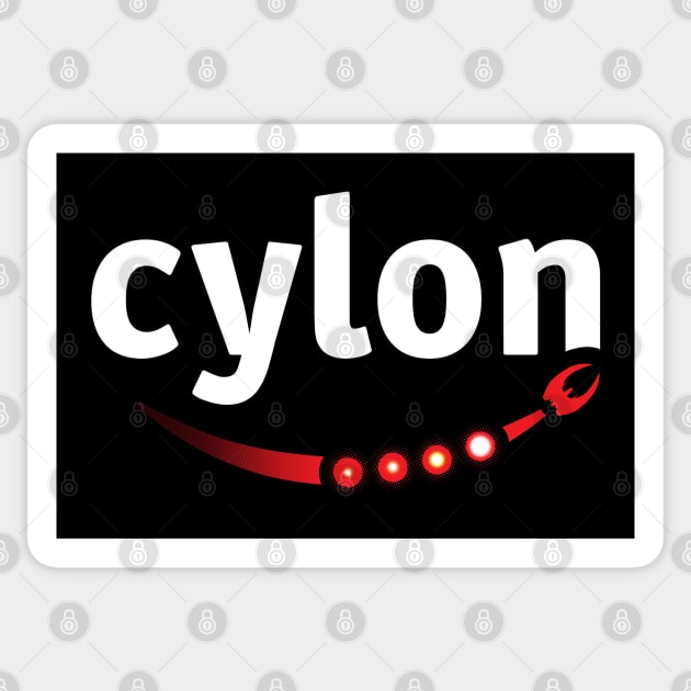 Cylon Sticker by TrulyMadlyGeekly